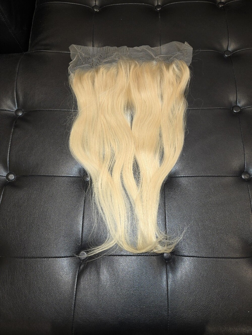 20" Raw Virgin Burmese Straight Platinum Blonde 13x4 HD Lace Frontal